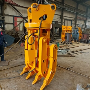 挖機旋轉(zhuǎn)抓鋼機